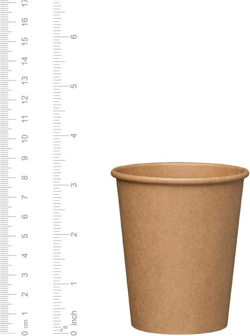 wholesale 8 oz. unbleached kraft paper hot coffee cups - factory direct