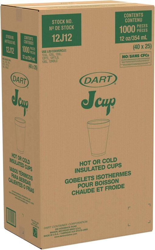 wholesale 12 oz foam cups - case quantity available